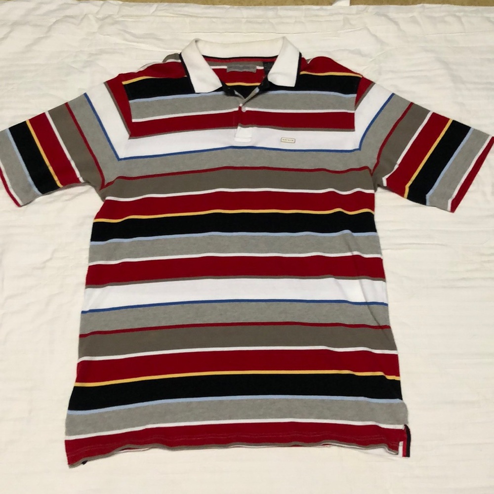Enyce striped polo